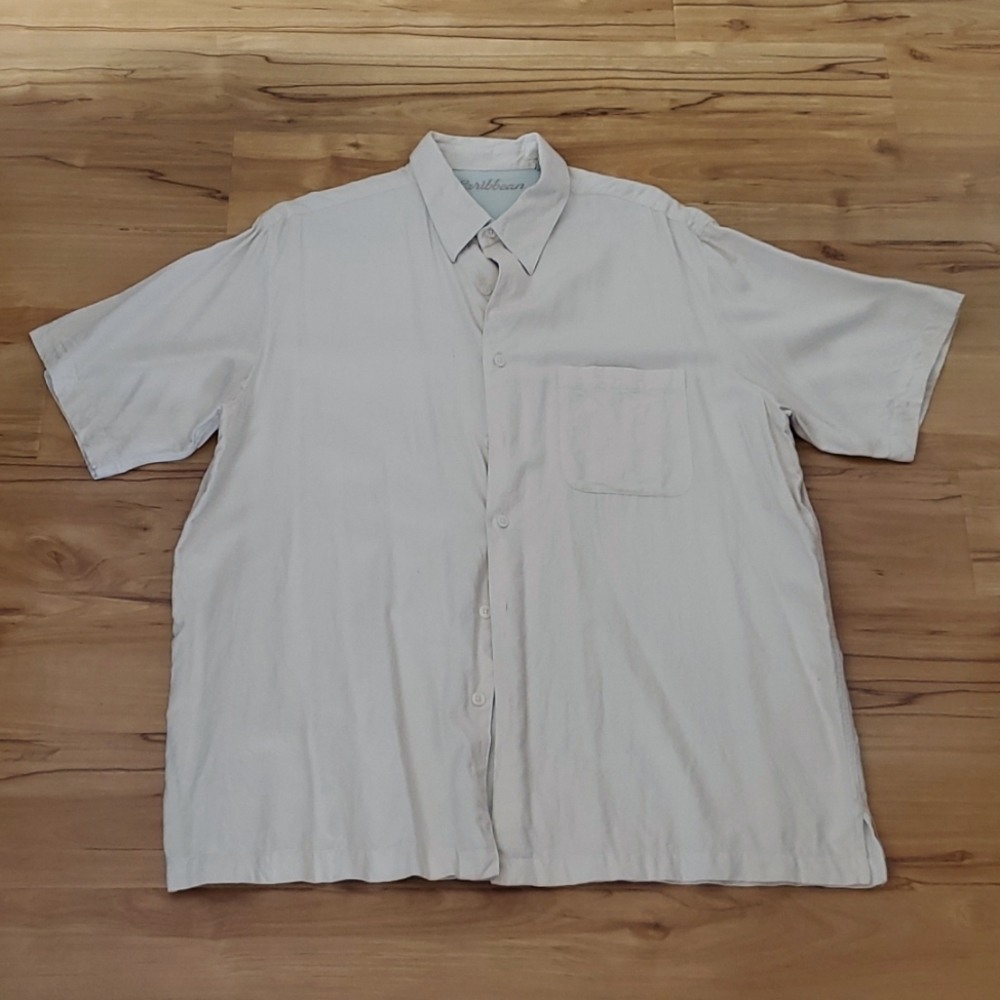 Caribbean Men's Beachy Shirt SZ XL